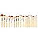 Jessup Professional Bamboo Makeup Brushes, Premium Synthetic Foundation Powder Concealer Blush Highlight Eye Blending Cosmetic Brush Set 25pcs T135