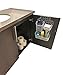 Over The Door Mount Kitchen and Bathroom Cabinet Vanity Storage Organizer Basket (Cabinet/Vanity Organizer)