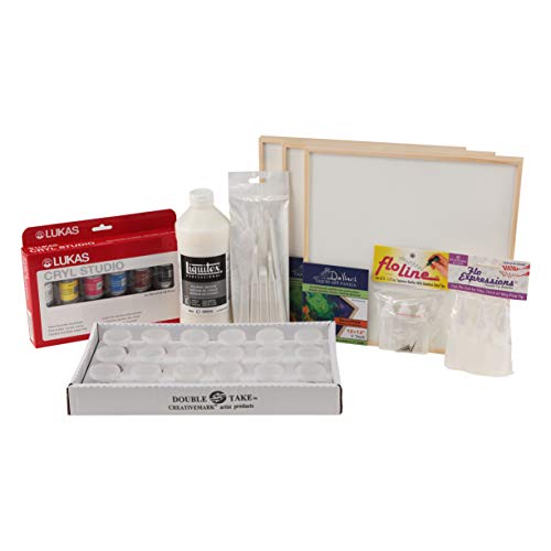 Liquitex Pouring Acrylic Paint Set Ready, Start, Pour! Complete Kit
