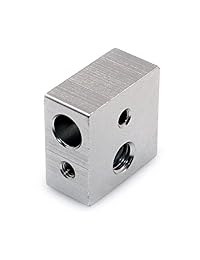 biqu calentador de aluminio bloque especializado para impresora 3d MK7 MK8 Extrusora (Pack de 5 unidades)