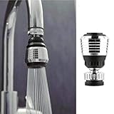 SHJNHAN 360 Rotate Swivel Faucet, Nozzle Torneira Water Filter Adapter Water