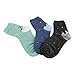 FloraKoh Women Cotton Crew Casual Socks 3 Pair Pack