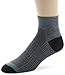 Wrightsock Coolmesh II Quarter Blister Free Socks - Lightweight Breathable Women Men Running Hiking Travel Grey, Medium