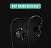 Bluetooth Headphones, Nekteck Bluetooth 4.1 Stereo Wireless IPX7 Earphones Headset Earbuds, Sweat-proof, Water-Proof, Secure Fit for Sport, Gym with Built-in MIC, CVC 6.0 Noise-Cancelling - Black