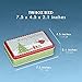 Juvale Christmas Cookie Tins, Tin Box with Lid (7.5 x 4.5 x 2.1 In, 2 Designs, 2 Pack)