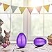 Totem World Jumbo 10-Inch Solid Purple Easter Egg - The Perfect Size For Holding Toys, Candy Bars, And Stuffed Animals - Easy To Open, Tough To Break - Great As Party Favors And Easter Basket Stuffers