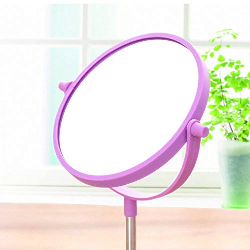 Makeup Vanity Mirror - Two-Sided 2x Magnifying Swivel Stand Up Natural Daylight by bogo Brands - Thumbnail 4