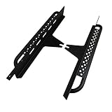 Paramount Restyling 51-0204 Black Tubular Rock Slide with Step (Jeep Wrangler CJ)