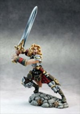 Deenah, Female Barbarian Lord Dark Heaven Legends Series by Reaper