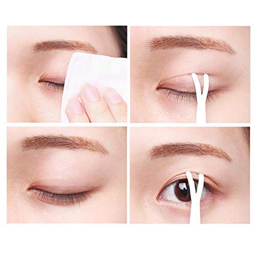 Luerme Natural Invisible Single/Double Side Eyelid Tapes Stickers 120 Times Invisible Three - Dimensional Non - Reflective Waterproof Sweat - Proof Long - Lasting Sticky - Thumbnail 7