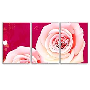Wall26-3 Panel Canvas Wall Art- Blossoms -Giclee Painting Wall Bedroom Living House Decoration - 16"x24" x 3 Panels