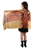 Harry Potter Fawkes Phoenix Lightweight Scarf for Women Red