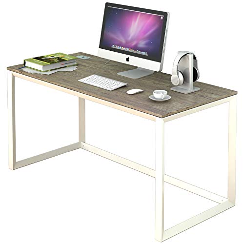 SHW 48" TriangleLeg Home Office Computer Desk, Oak Beachfront Decor