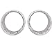 AutoOcean Triple Chrome Front Light Headlight Trim Cover Bezels Pair Accessories Jeep Wrangler Rubicon Sahara Sport Jk Unlimited 2 door 4 door Silver 2007 2008 2009 2010 2011 2012 2013 2014 2015 2016