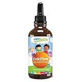 Calcium Supplement for Kids - Kids Calcium Drops for Toddlers - Natural Kids Vitamins for Healthy Bones & Teeth - Sugar Free & Gluten Free - Toddler Approved Taste - 60 mL Bottle