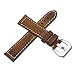 Galaxy Watch 42mm Band, Gear S2 Classic Bands, Gear Sport Band, Maxjoy 20mm Leather Replacement Strap for Galaxy Watch 42mm/Samsung Gear S2 Classic SM-R732 SM-R735/Gear Sport SM-R600 Smartwatch, Brown