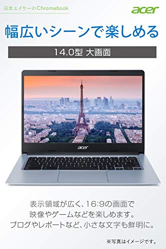 Chromebook Acer 14 Laptop Celeron N4020 4GB Memory 64GB eMMC microSD Card Reader Japanese Keyboard CB314-1H-A14P
