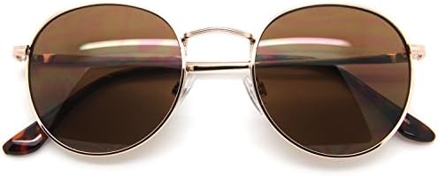 Round Oval Style Men Wome Sunglasses Metal n Frame Small Lens Fashion Shades