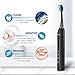 MOCEMTRY Sonic Electric Toothbrush with 10 Duponts Brush Heads, 33000 VPM, 4 Cleaning Mode, IPX7 Waterproof Electric Tooth Brush