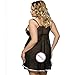 TOOPOOT Women’s Underwear  New Sexy Lace Bow Lingerie Nightwear Underwear Plus Size Sleepwear Dress Pinkthumb 3