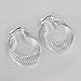 ANDI ROSE Fashion Jewelry 925 Sterling Silver Plated Hoop Stud Earrings for Women (A)