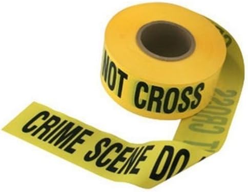 Crime Scene Tape Do Not Cross Police Cop FBI CIA CSI Firefighter New