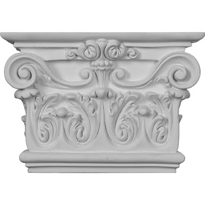 Ekena Millwork CAP07X10X03AR 10 3/8-Inch W x 7 1/2-Inch H x 2 5/8-Inch P Artis Onlay Capital