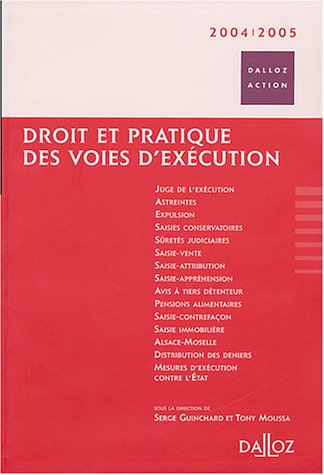 Droit et pratique des voies d'exécution