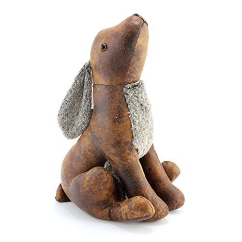 Lesser & Pavey Door Stops Faux Leather Hare Doorstop Home & Office | Stylish Door Wedges & Door Stoppers for Floor | Door Stops for Indoors & Outdoors | Decorative Wedges for Bedroom & Living Room