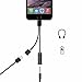 Support iOS 10.3 - Lightning to 3.5mm Audio Adapter, Betteck 2A 2 in 1 Lightning Charger and 3.5mm Earphones Jack Cable for Apple iPhone 7 7 Plus 6S 6 iPod iPad (Lightning- Black)