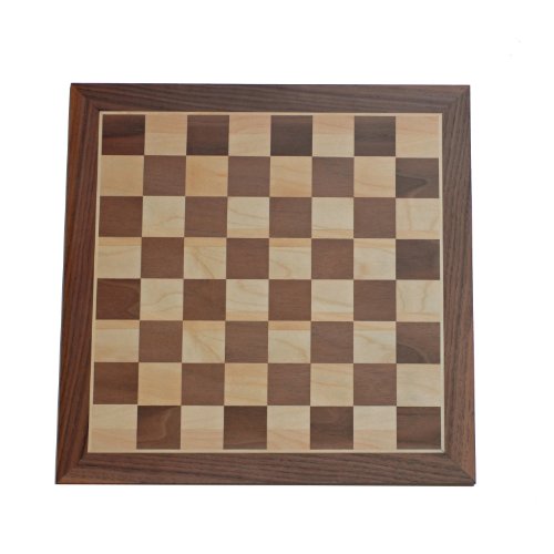 WE Games Medieval Chess Set - Polystone Pieces with Distressed Wooden Board 15 in.