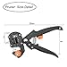 Golden^Li Garden Grafting Pruning Pruner Tool Kit Set, Grafting Tool Kit Garden Fruit Tree Plant Pruning Scissors Shears with Pruner Cutting Blades Ω-Cut V-Cut U-Cut and Grafting Tape (Set 2)thumb 2