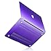 Fade to White Matte Carrying Hard Shell Case for MacBook Air 13.3” A1466 & A1369 (Purple)