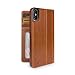 Twelve South Journal for iPhone X / XS | Leather Wallet Folio Case and Display Stand (cognac)