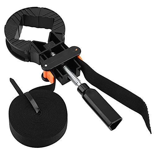 Band Clamp Corner Strap Right Angle Single Handle Adjustable Photo Frame Cupboard Vise Holder 90??for Home DIY Repairing Woodworking Tool