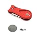 NKTM Golf Divot Tool with Pop-up Button & Magnetic Ball Marker Pitch Mark Mini Tool Lightweight Portable and Foldable