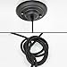 CLAXY Ecopower Industrial Opening and Closing Plug-in Pendant Lighting Wire Cage Lamp Guard Fixture
