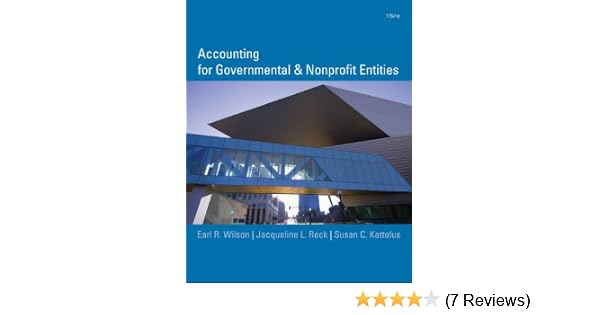 Accounting For Governmental And Nonprofit Entities With City - 