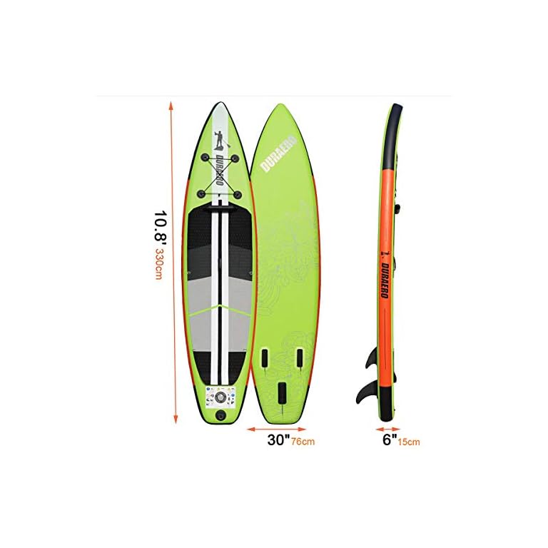 DURAERO Stand up Paddling Board Aufblasbare SUP Board Set, inkl. Kajak