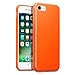 iPhone 8 / iPhone 7 Covers, Terrapin iPhone 8 Case - TPU Gel - Slim Design - Durable Shock Absorbing - Back Protector - Solid Orange