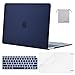 MOSISO MacBook Air 13 inch Case 2019 2018 Release A1932 with Retina Display, Plastic Hard Shell & Keyboard Cover & Screen Protector & Storage Bag Compatible with MacBook Air 13, Navy Blue primary
