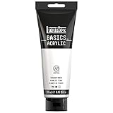 Liquitex BASICS Acrylic Paint, 8.45-oz tube, Titanium White