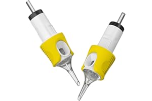 Hawink 3RL Tattoo Needles Cartridge #10 Bugpin 3 Round Liner X-Taper 16PCS with Membrane Professional Disposable Finger Ledge Cartridges EN05S-FG-16-1003RL