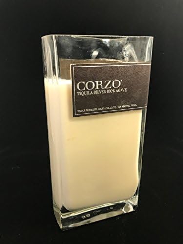 Handmade Blue Agave Melon Scented 16 Fl Oz Soy Candle Limited Edition Altered Cut Tequila Bottle with Top