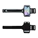 J&D Armband Compatible for Samsung Galaxy S6 Edge Armband, Sports Armband with Key Holder Slot for Galaxy S6 Edge Running Armband, Perfect Earphone Connection While Workout Running, Black