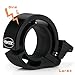 Bike Bell Bicycle Bell Bike Horn for Mountain Bike Road Bike, Bell Ding Clear and Loud & Easy to Install, Used for Left / Right Side Handle Bars for Adults Kids (Black (Large Size))