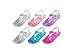 Toddler Girls Glitter Jelly Sandals with Velcro Strap - Assorted Colors