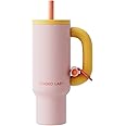 CHaKOLAB BaWangCup insulated water bottle drinkware pink＆yellow tumbler 1000ml