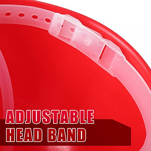 Skirfy Beer Hat Drinking Holder, 2 Pack Beer Helmet Drinking Hat,Beer and Soda Helmet with Straw,Party Fun Favors Funny Gift