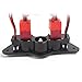 6STARHOBBY Heavy Duty Metal Dual Power Switch with Fuel Dot for RC Airplane (Black)